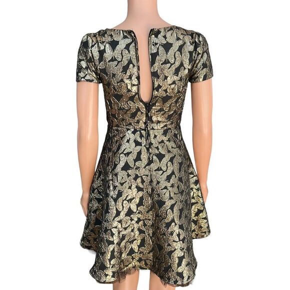 BLUSH BY US ANGELS Kids' Metallic Butterfly Brocade Party Dress size 14 NWOT - Picture 5 of 9